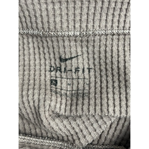 Nike Yoga Dri-Fit Pullover Thermal Waffle Shirt Rose Red Medium Long Sleeve - Picture 11 of 13